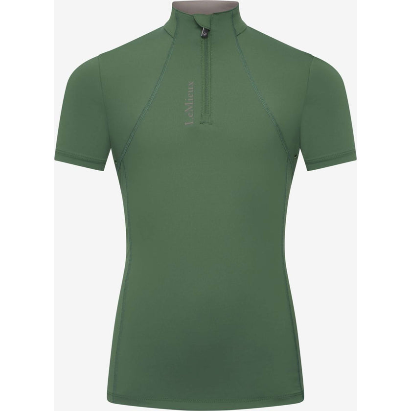 LeMieux Baselayer Young Rider Classique Kurze Ärmel Hunter Green