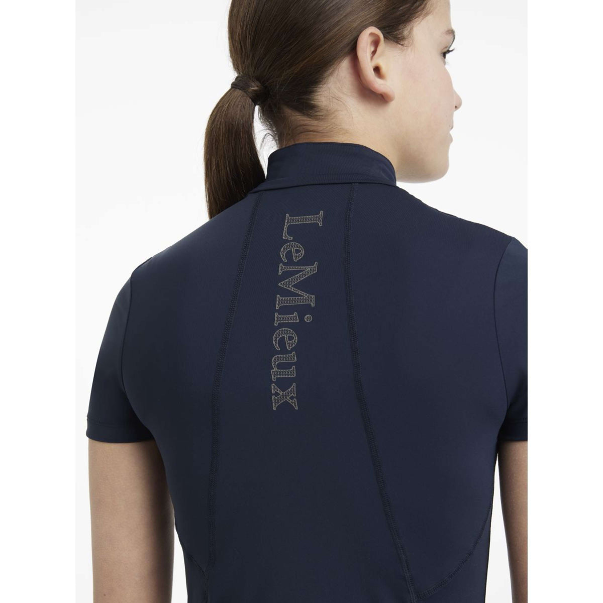 LeMieux Baselayer Young Rider Classique Kurze Ärmel Navy
