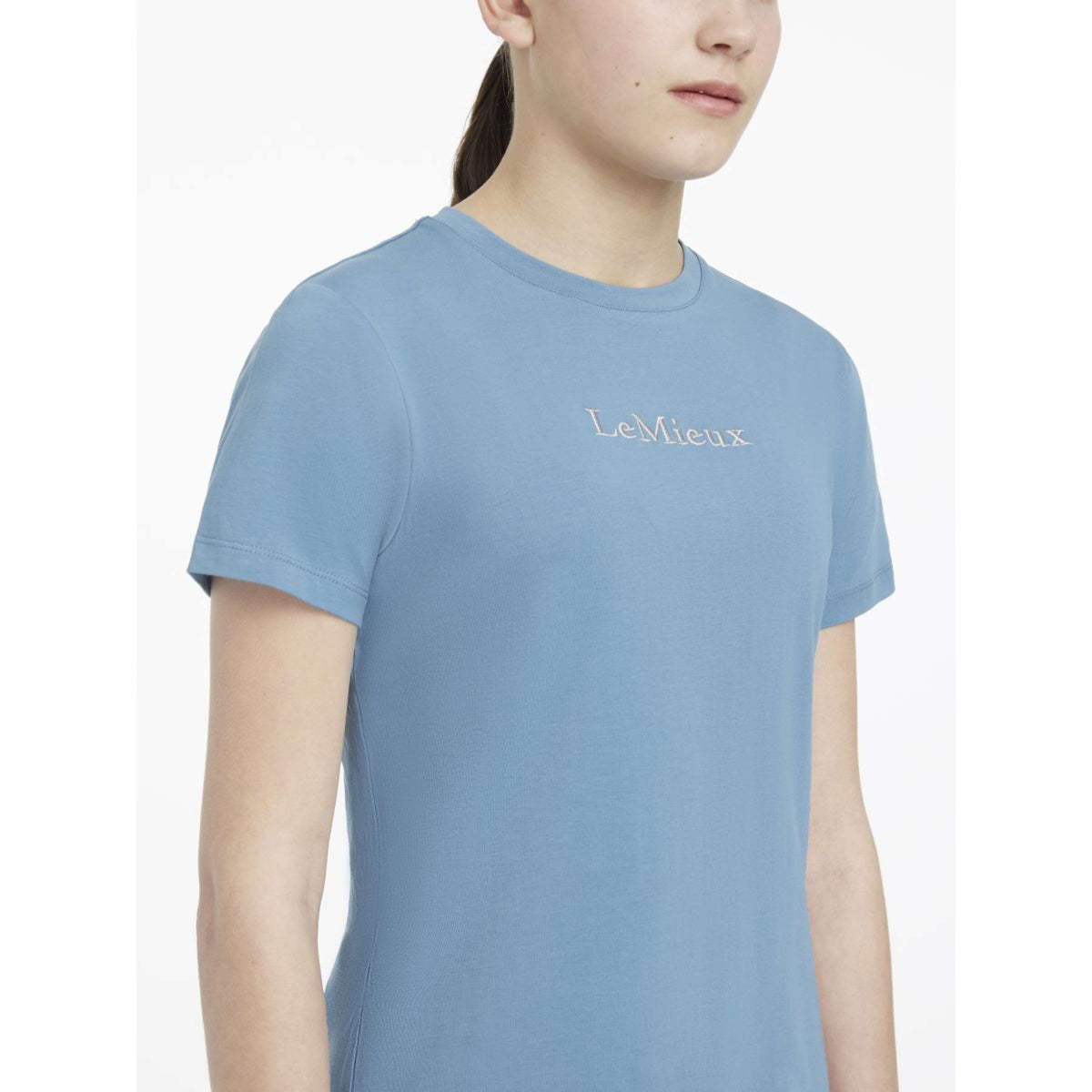 LeMieux T-Shirt Young Rider Classique Ice Blue