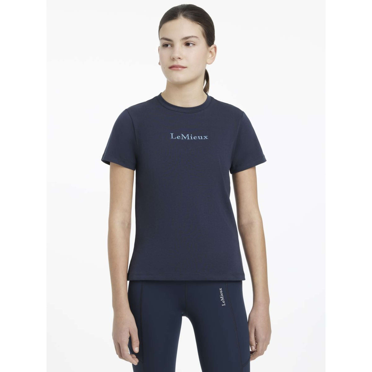 LeMieux T-Shirt Young Rider Classique Navy