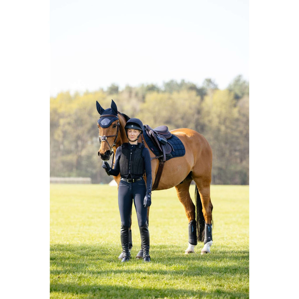 LeMieux Schabracke 3D Mesh Self-Cool Square Springen Navy