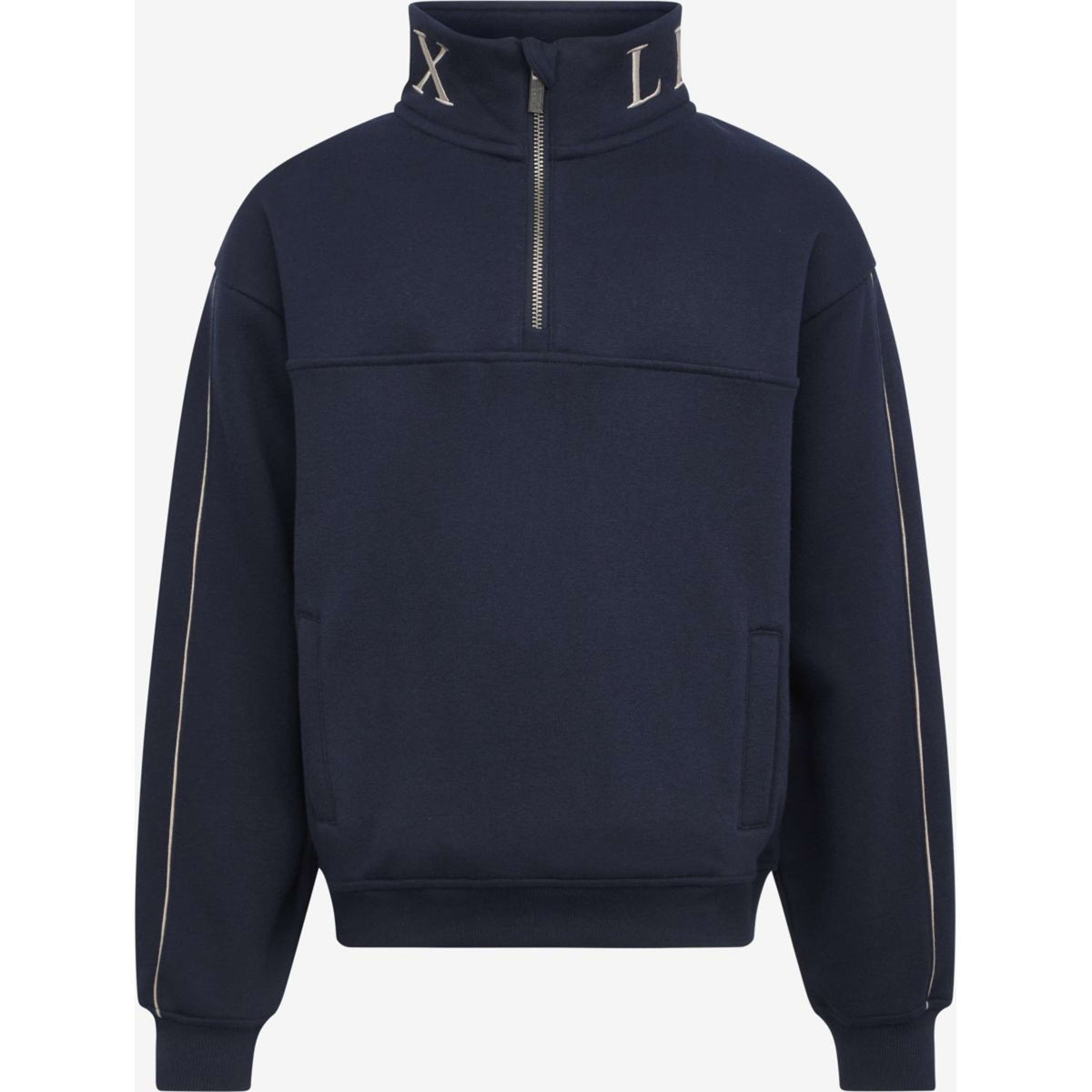 LeMieux Pullover Young Rider Kate Quarter Zip Navy