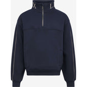 LeMieux Pullover Young Rider Kate Quarter Zip Navy