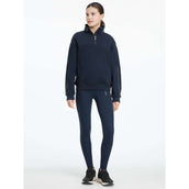 LeMieux Pullover Young Rider Kate Quarter Zip Navy