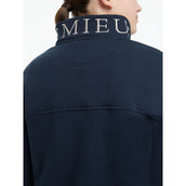 LeMieux Pullover Young Rider Kate Quarter Zip Navy