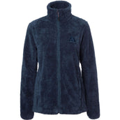 Mountain Horse Jacke Fuzzy Fleece Blau