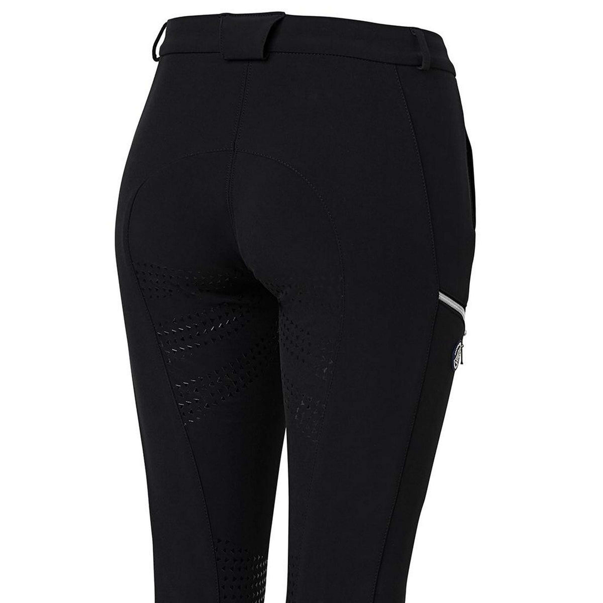 Mountain Horse Reithose Frost Tech mit Silikon Vollbesatz Schwarz