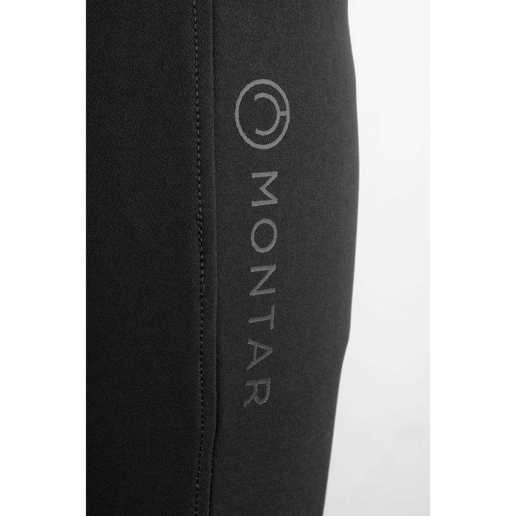 Montar Reithose Ess Megan Highwaist Knie Grip Schwarz