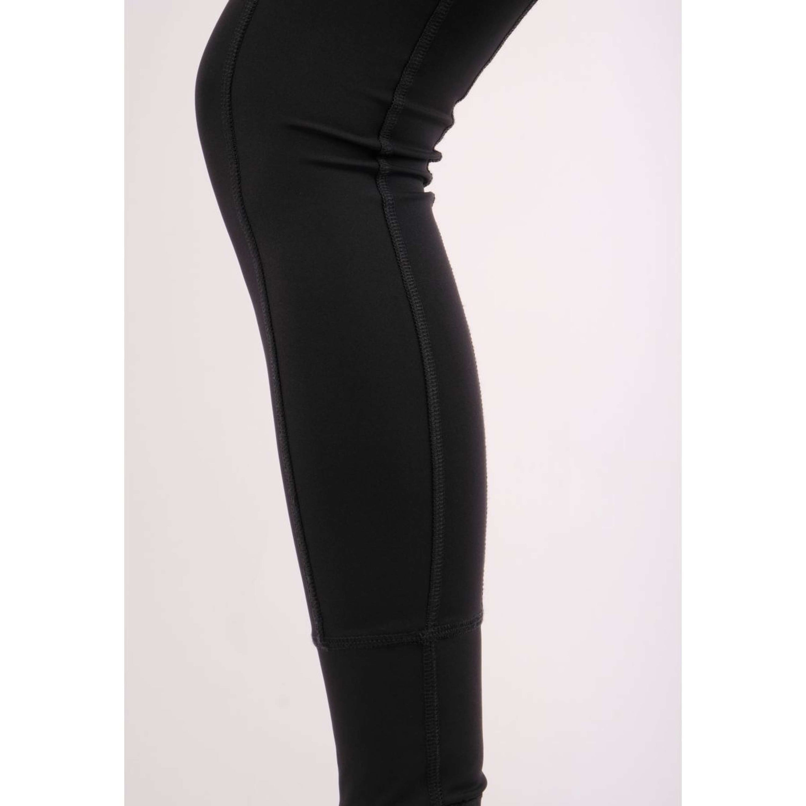 Montar Reitleggings Selena Pull On Junior Full Grip Schwarz