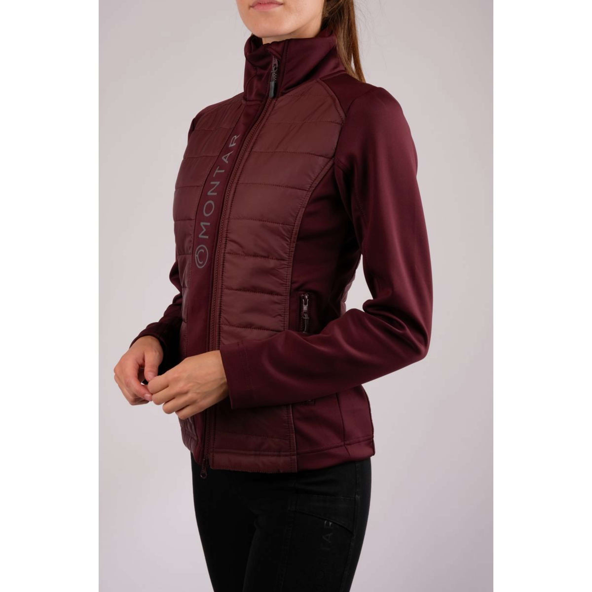 Montar Jacke Emma Quilt Pflaumenfarben