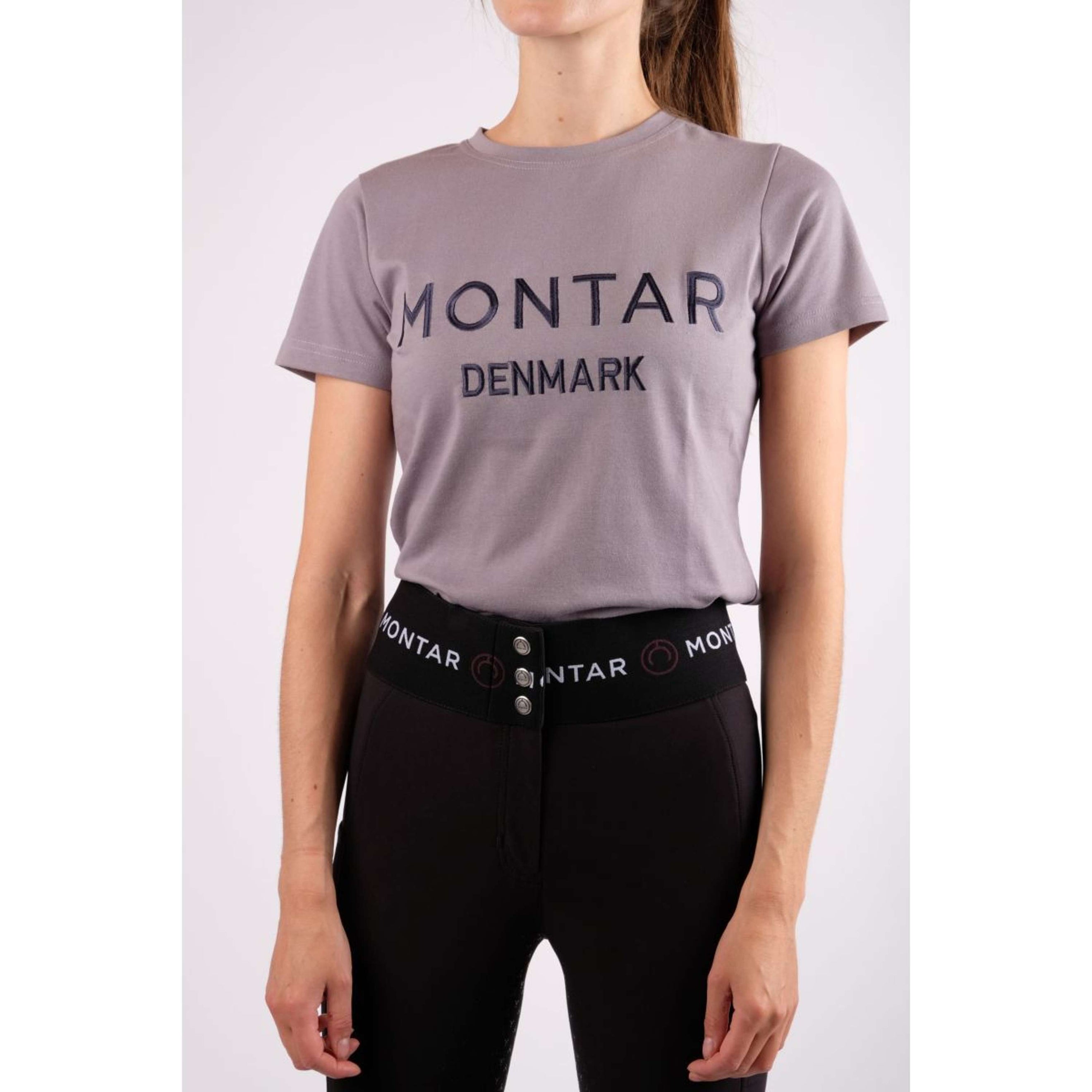 Montar T-Shirt Vera Grau/Navy