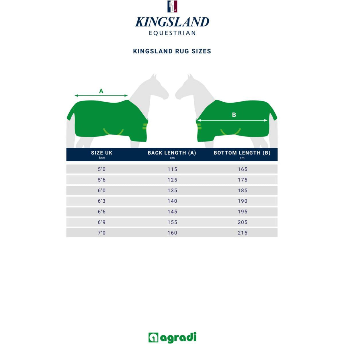 Kingsland Turnout Top Notch 0g Navy