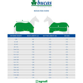 Bucas Irish Turnout 150g Grau/Rot