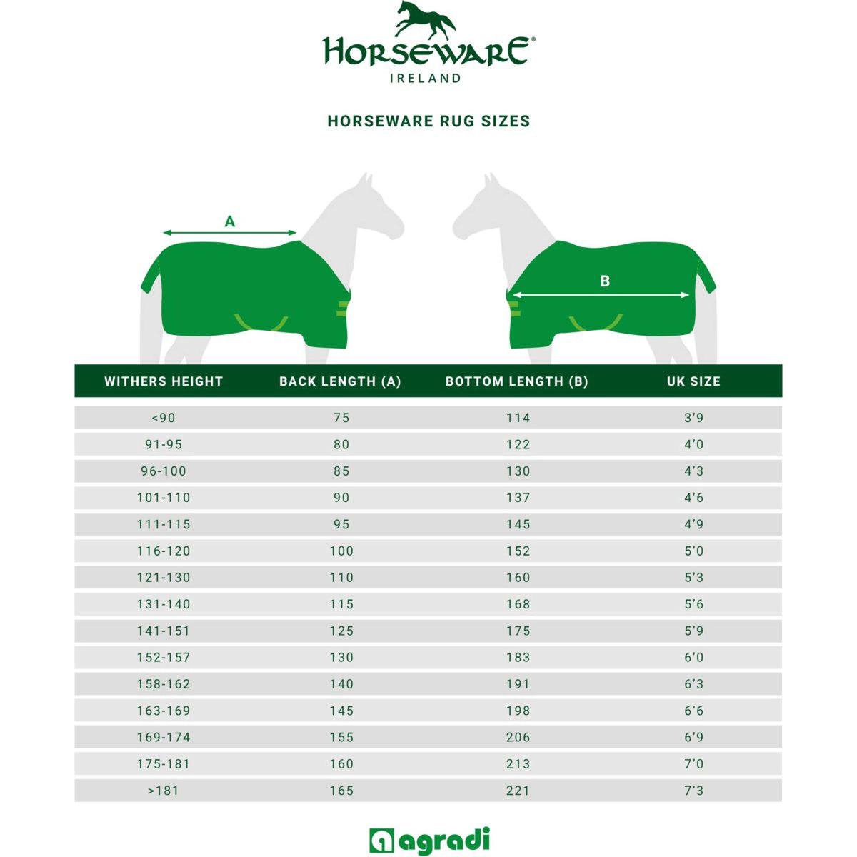 Horseware Eco Liner 100g Teal Eco Print