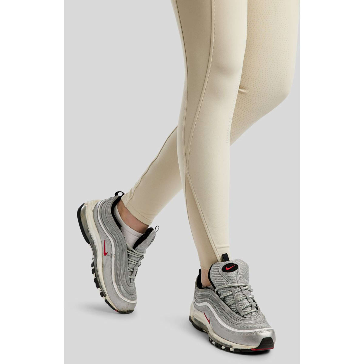 Montar Reithose Megan Full Grip Hellgrau