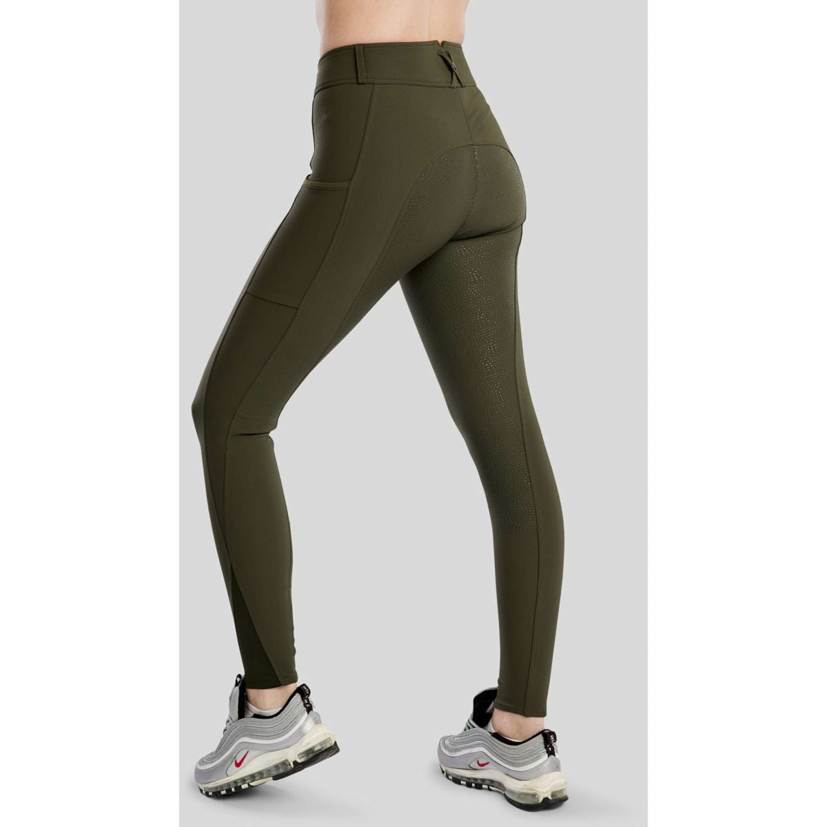 Montar Reithose Megan Full Grip Olive