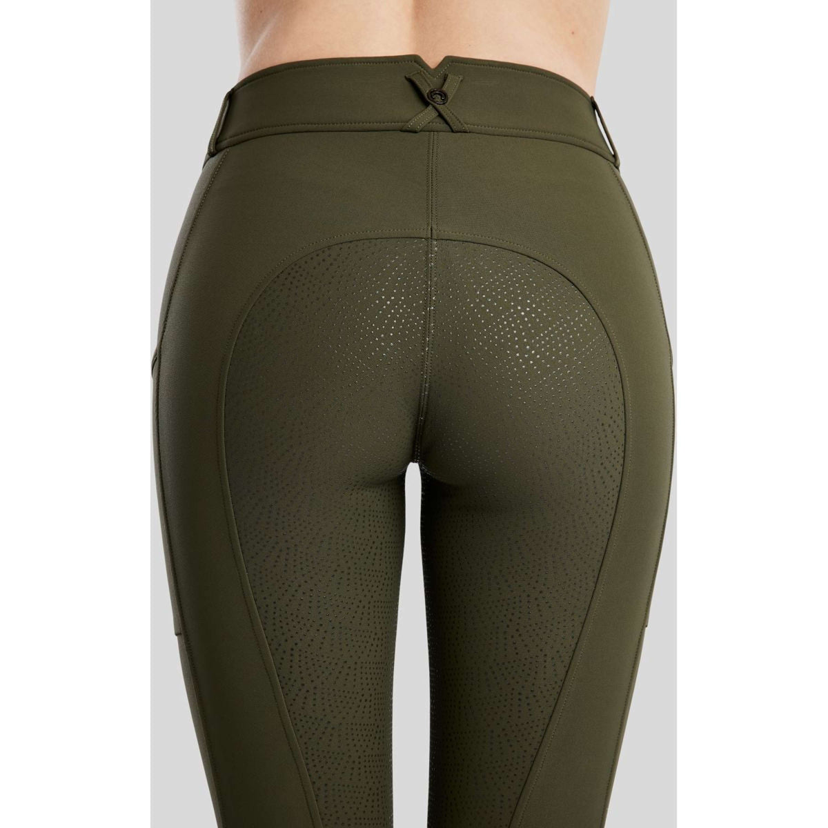 Montar Reithose Megan Full Grip Olive