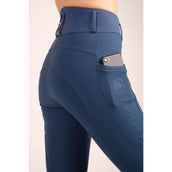 Montar Reithose Nola Highwaist Full Grip Mittelblau