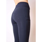 Montar Reitleggings Alessia Wide Logo Dark Navy