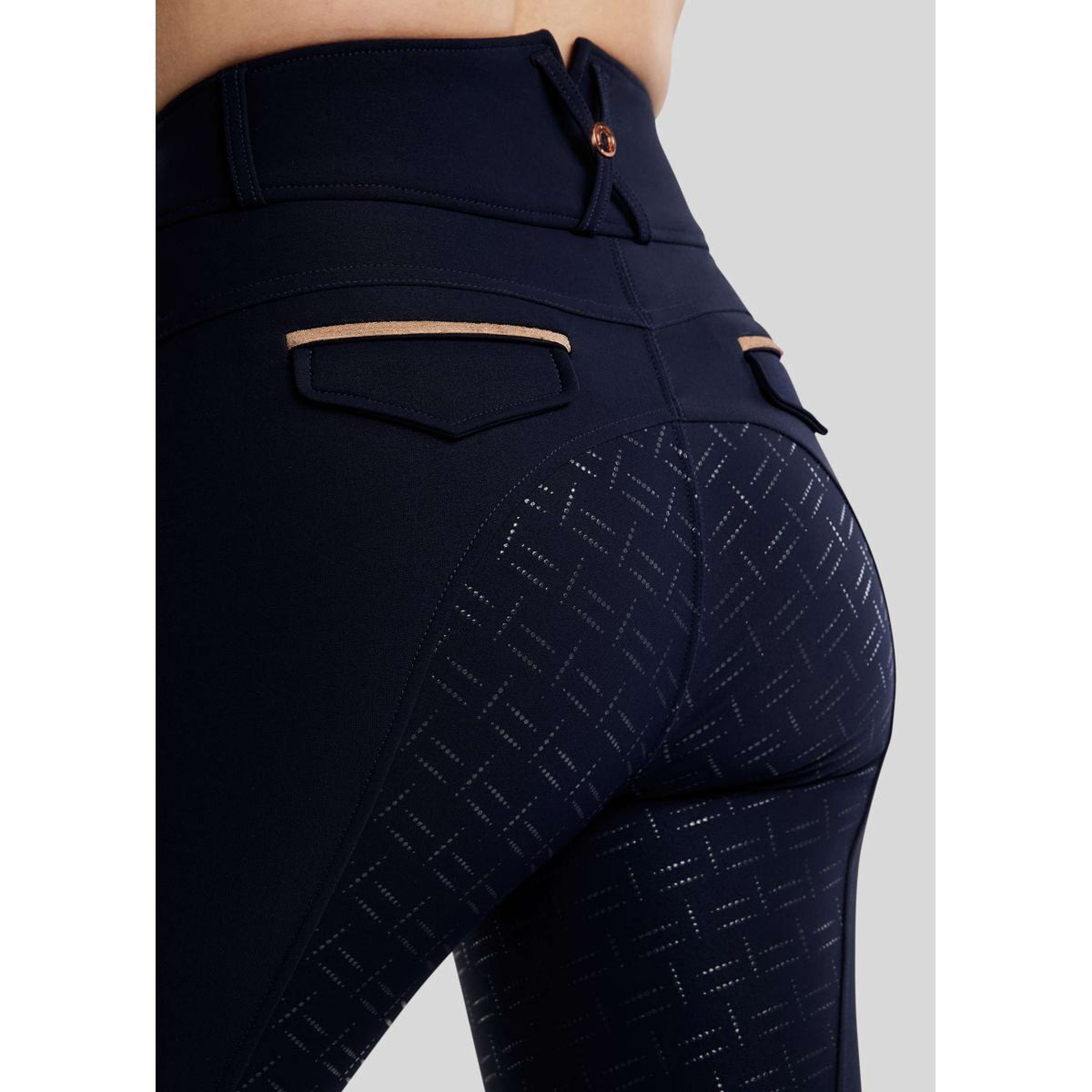 Montar Reithose MoGlenda Full Grip Navy