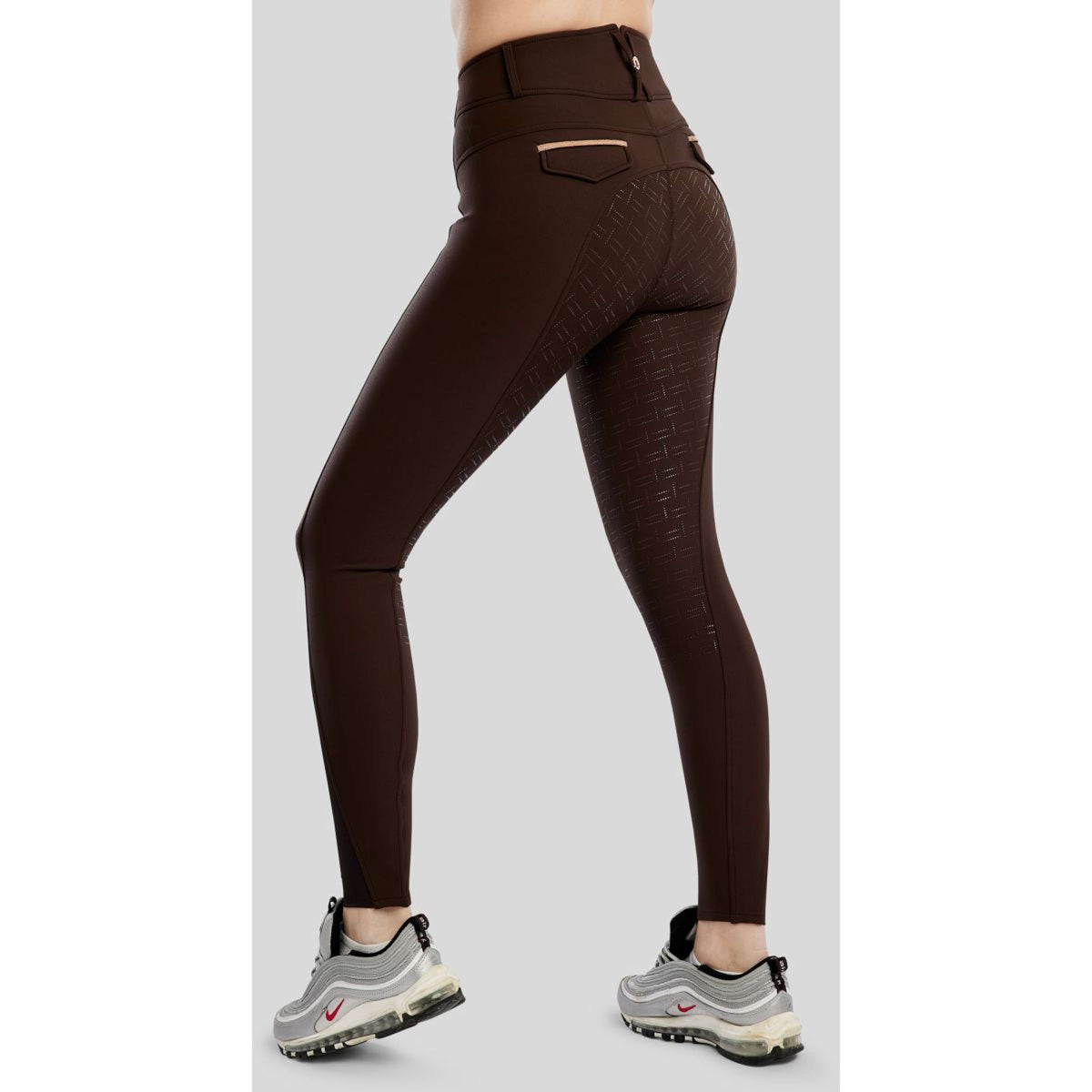 Montar Reithose MoGlenda Full Grip Braun