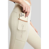 Montar Reitleggings MoGlenda Full Grip Warm Light Grey
