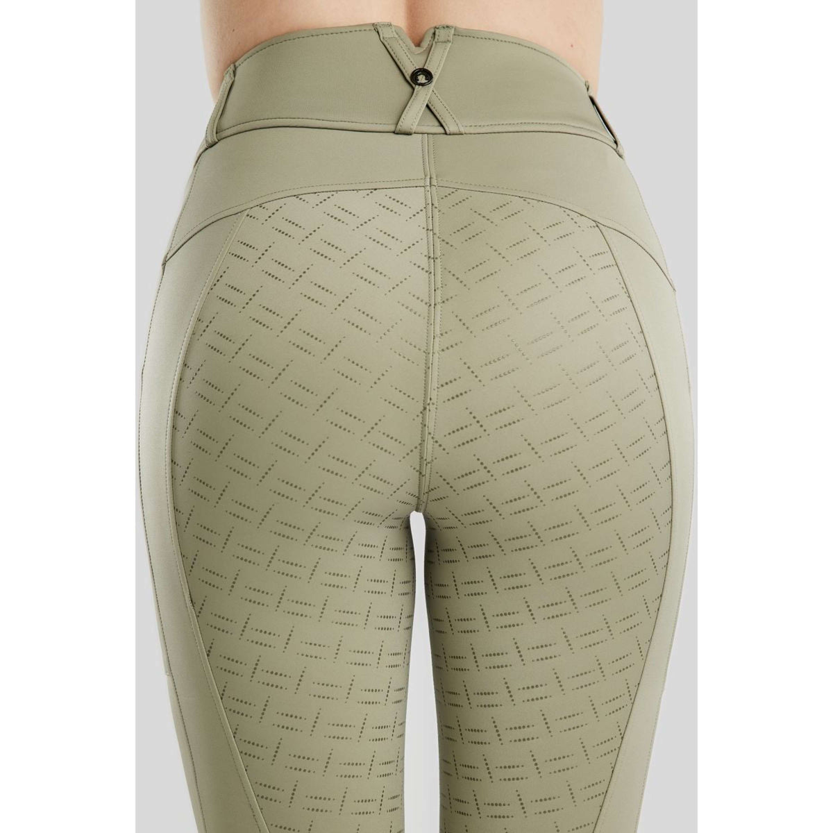 Montar Reitleggings MoGaia Full Grip Dusty Green