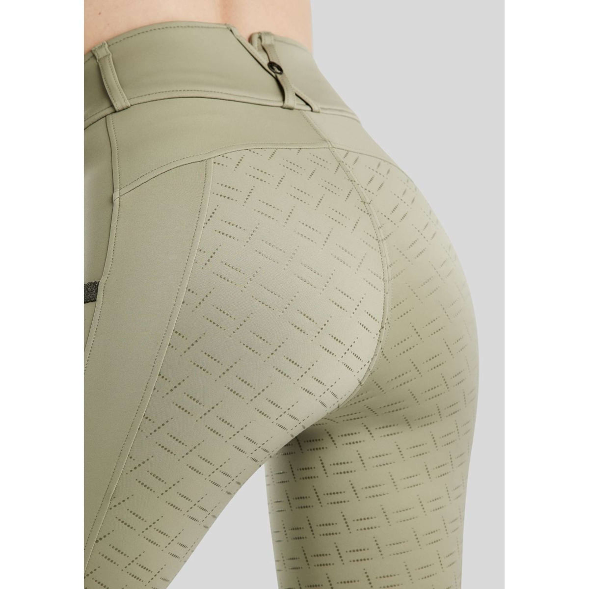 Montar Reitleggings MoGaia Full Grip Dusty Green