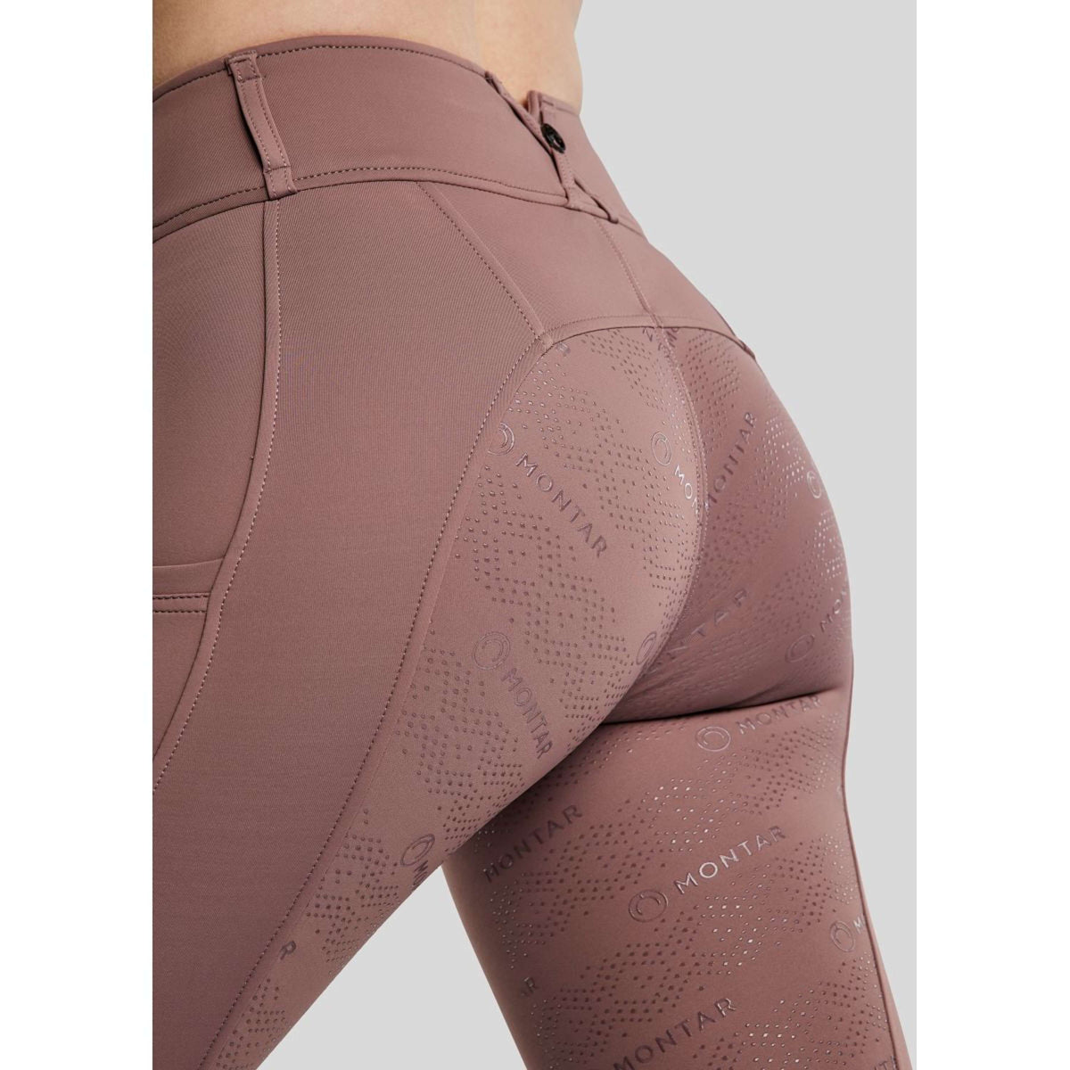Montar Reitleggings MoErica Winter Full Grip Dusty Rose