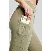Montar Reitleggings MoErica Winter Full Grip Dusty Green