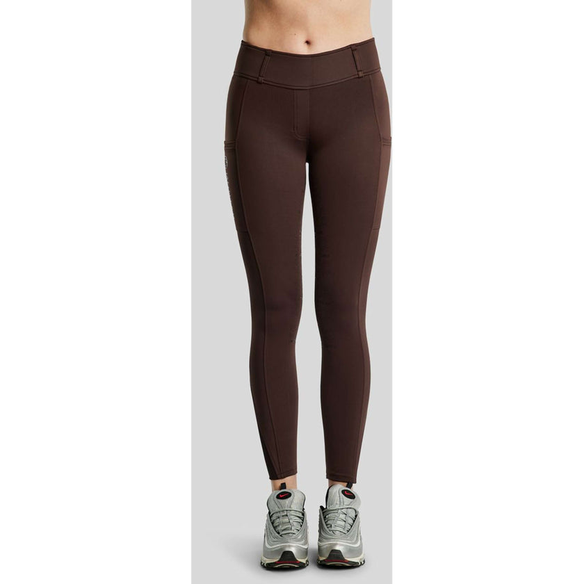 Montar Reitleggings MoErica Winter Full Grip Braun