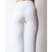 Montar Reitleggings Crystal Pull On Full Grip Weiß