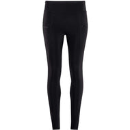 Montar Reitleggings Crystal Pull On Full Grip Schwarz