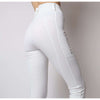 Montar Reitleggings Rosegold Logo Junior Weiß
