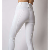 Montar Reitleggings Rosegold Logo Junior Weiß