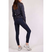 Montar Reitleggings Rosegold Logo Junior Navy