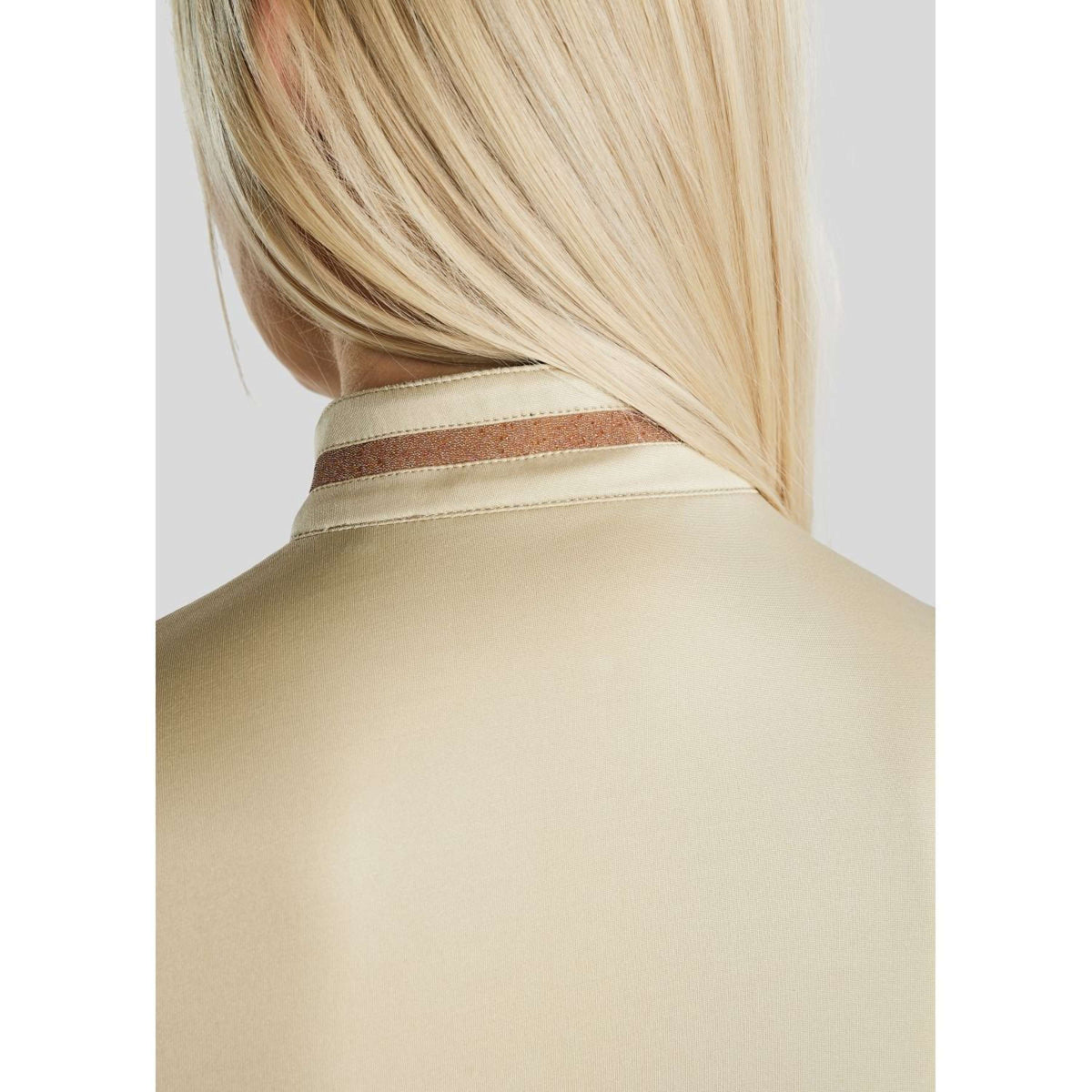 Montar Longsleeve MoGlenda Brushed Warm Light Grey