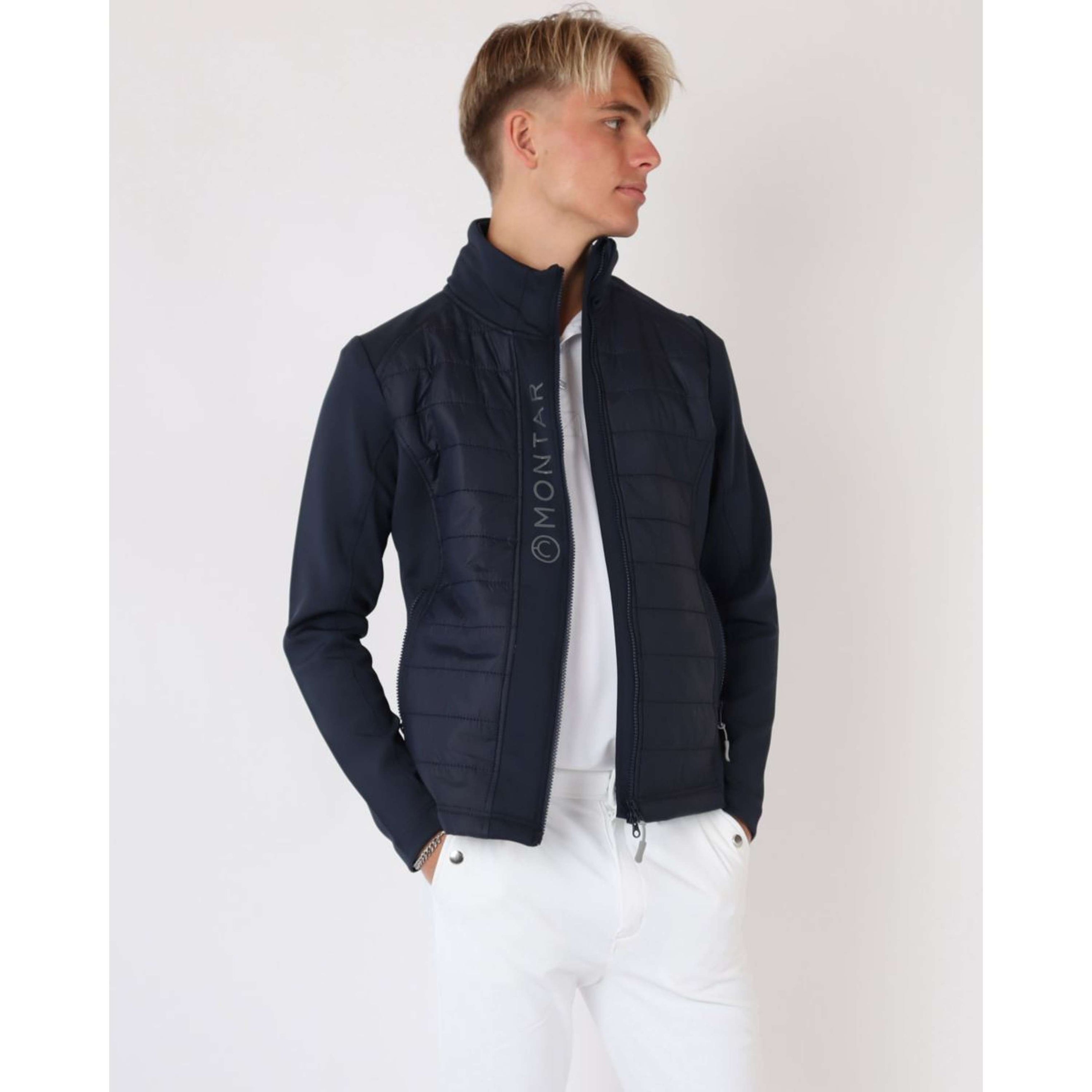 Montar Jacke Emanuel Quilt Unisex Dunkelblau