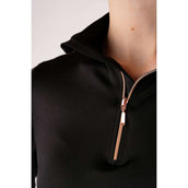 Montar Shirt Everly Rosegold Lange Ärmel Schwarz