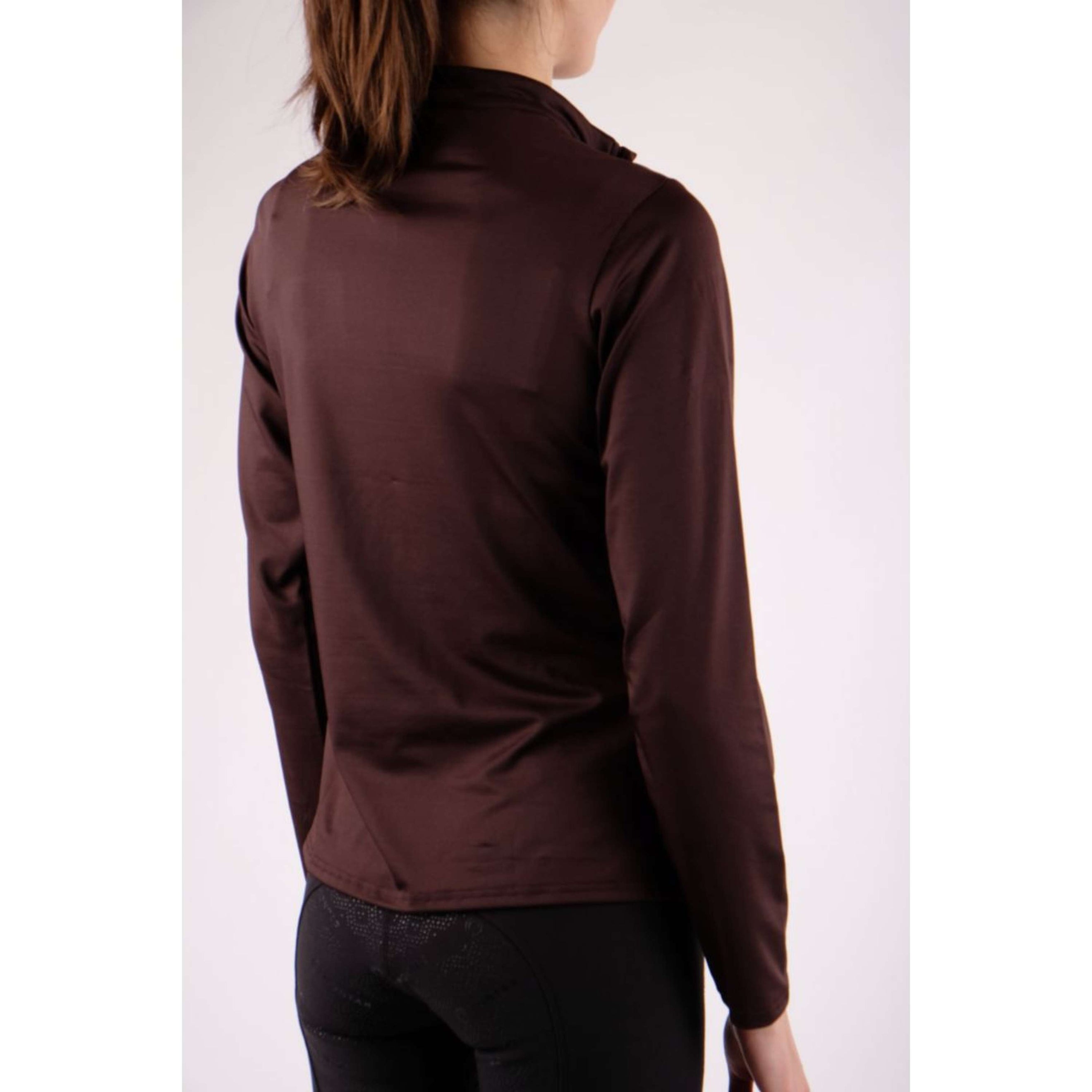 Montar Shirt Everly Rosegold Lange Ärmel Braun