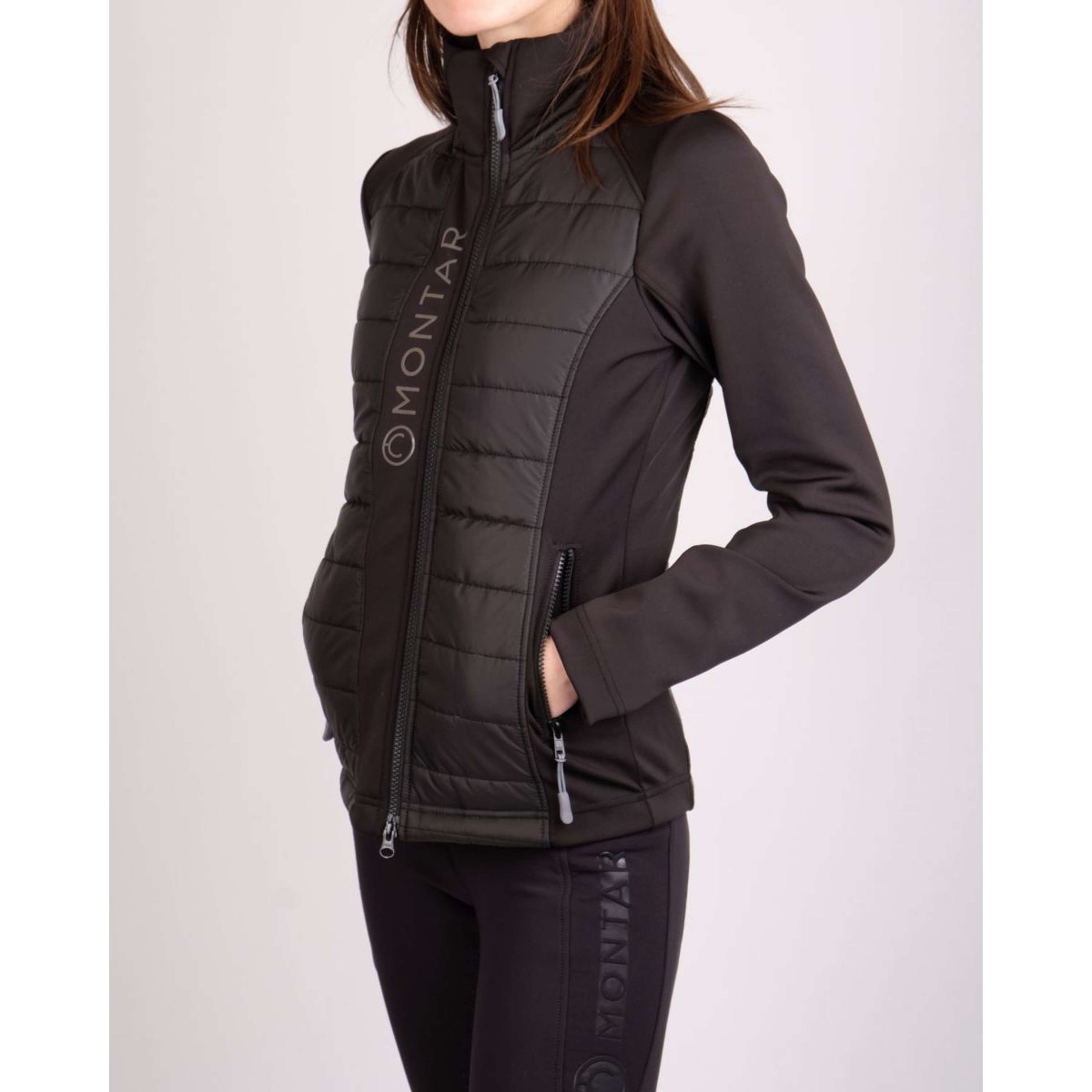 Montar Jacke Emma Quilt Schwarz