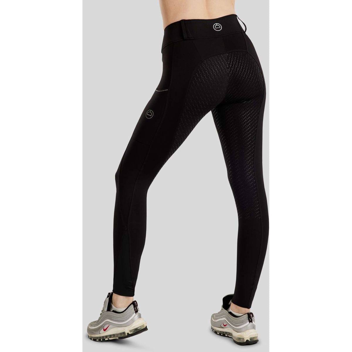Montar Reitleggings MoCha Full Grip Schwarz