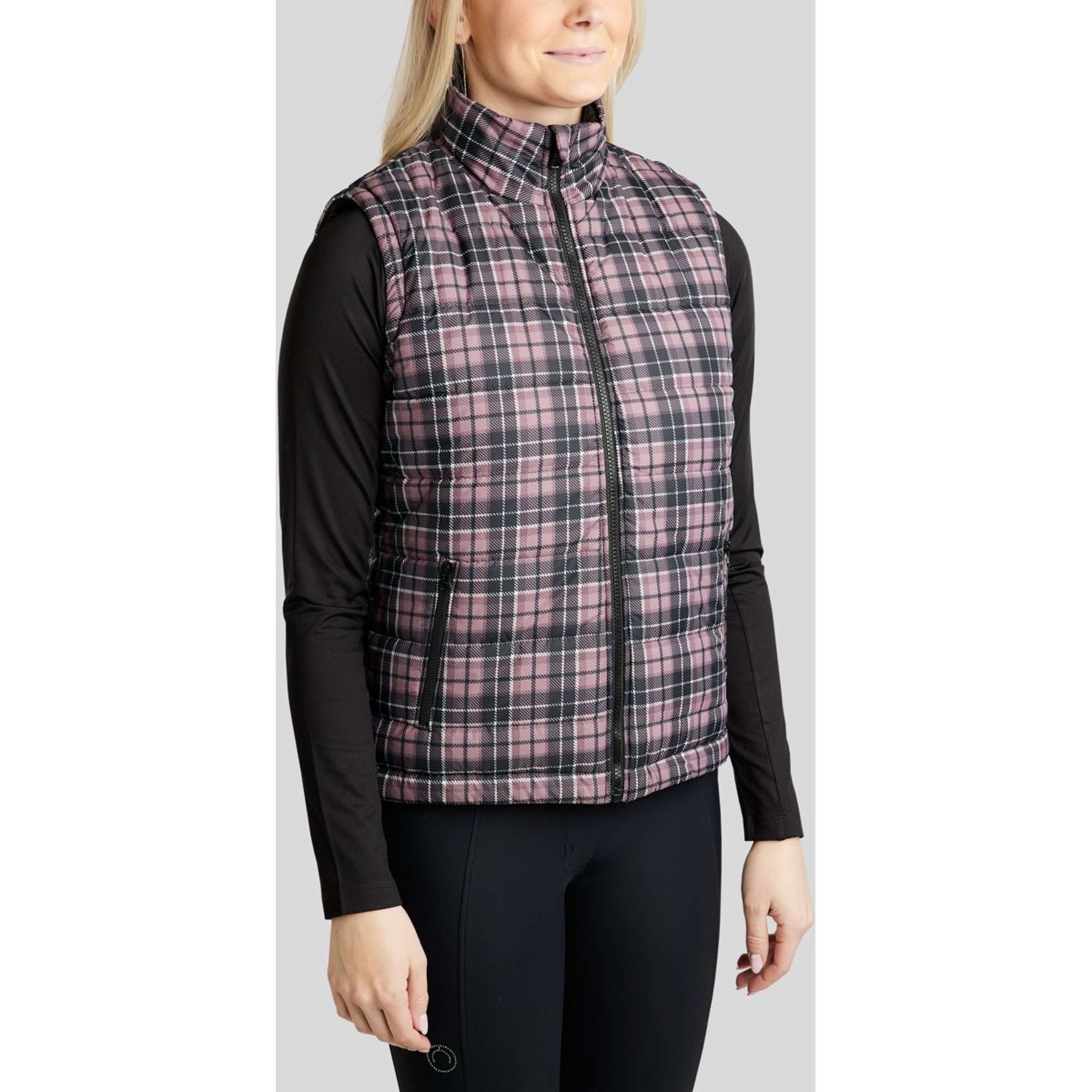 Montar Weste MoCheri Reversible Black Peony