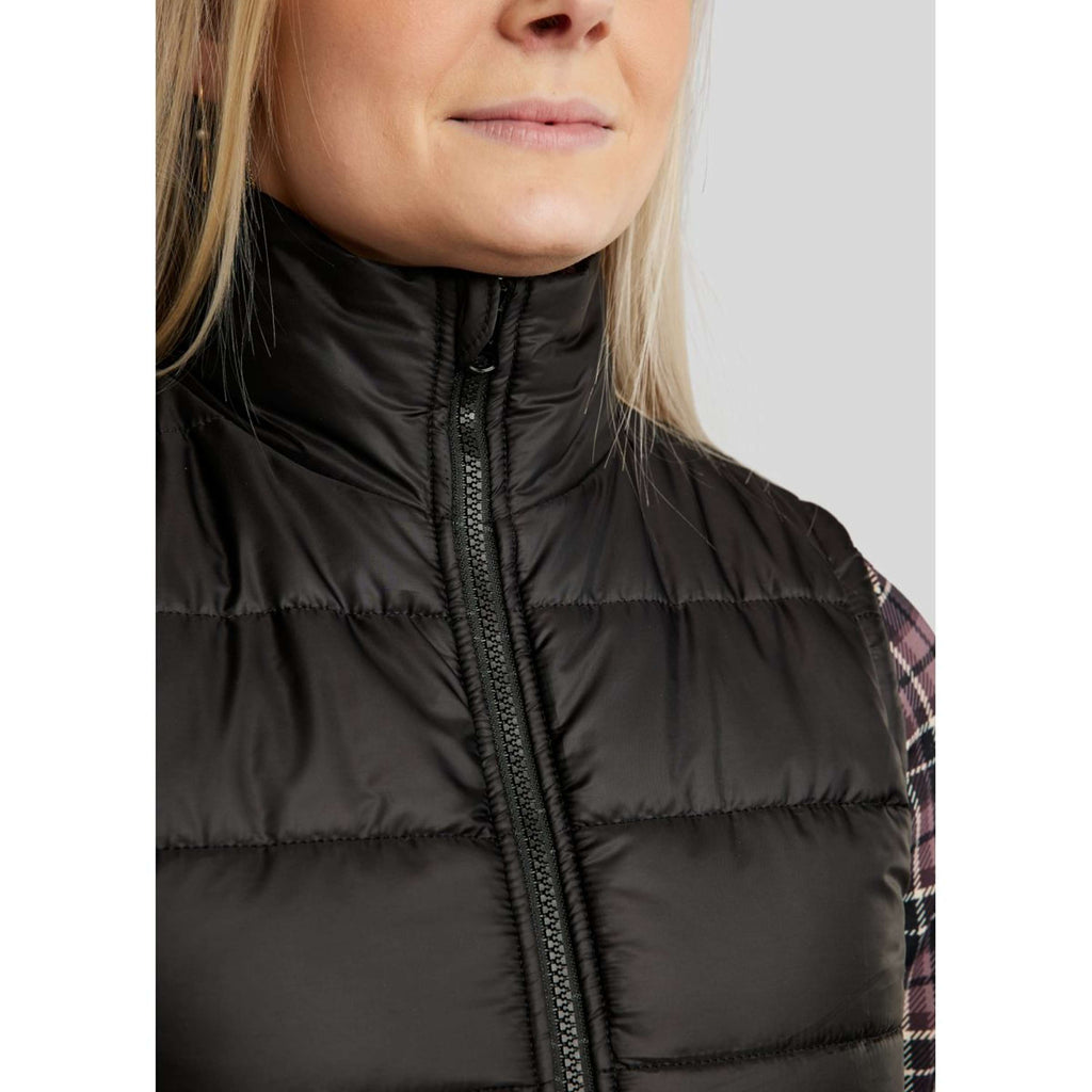 Montar Weste MoCheri Reversible Black Peony