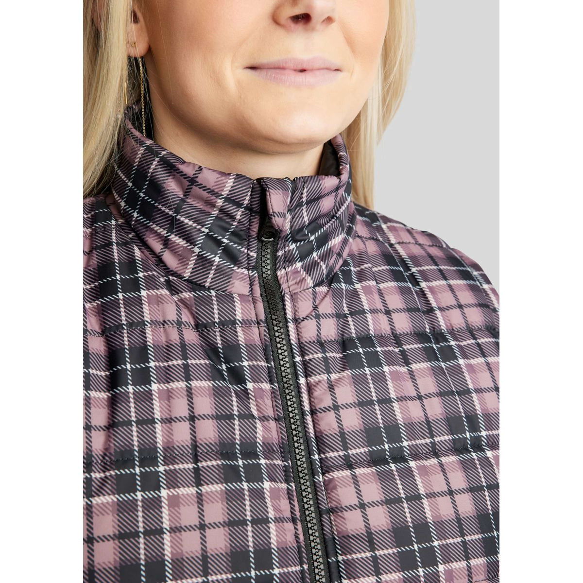 Montar Weste MoCheri Reversible Black Peony