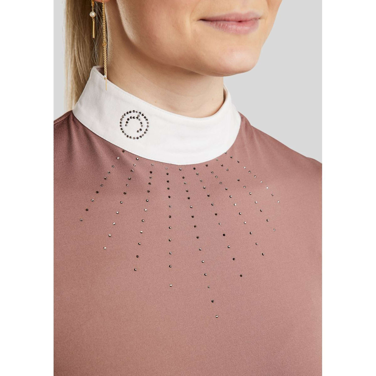 Montar Turniershirt MoEmilia Lange Ärmel Dusty Rose