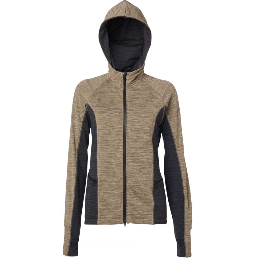 Mountain Horse Jacke Bella Tech Fleece mit Kaputze Taupe