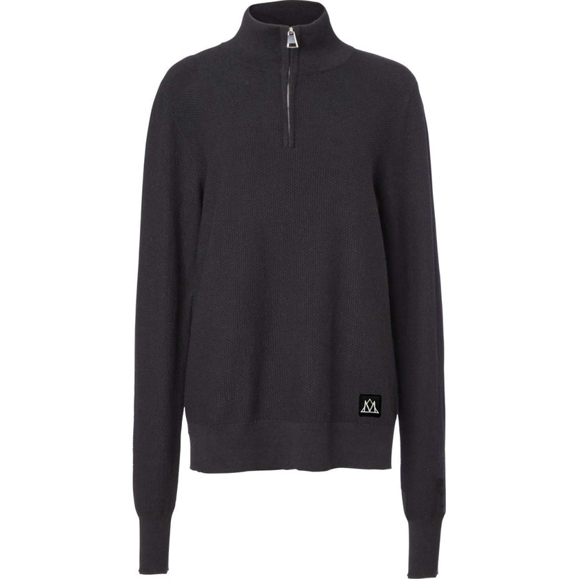 Mountain Horse Pullover Moss Cotton Cashmere Schwarz