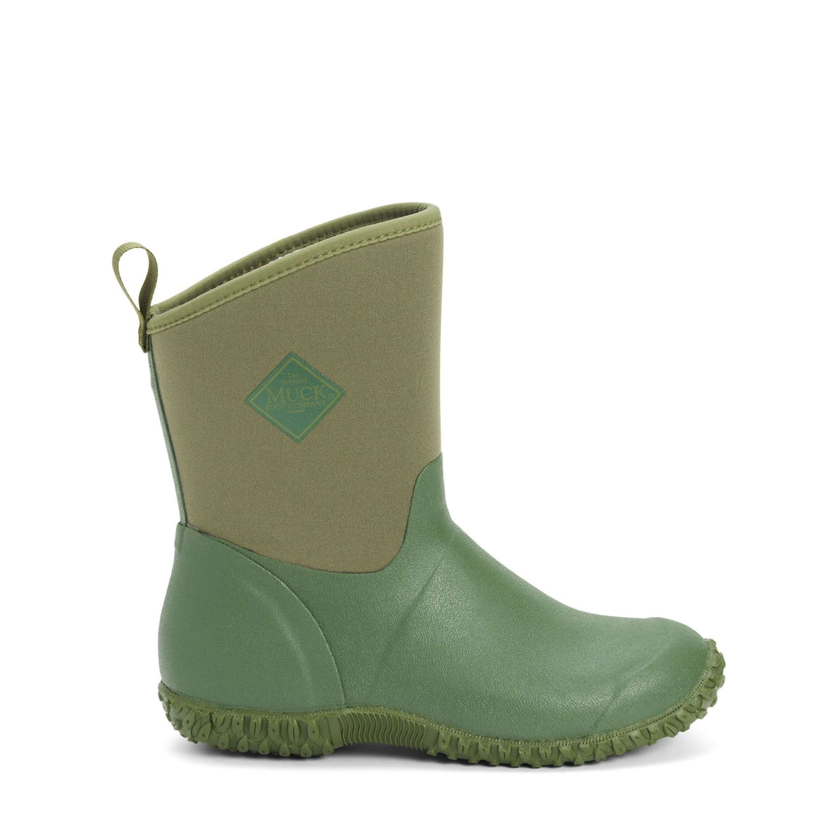 Muck Boot Muckster II Mid Damen Grün/Rosen-Druck