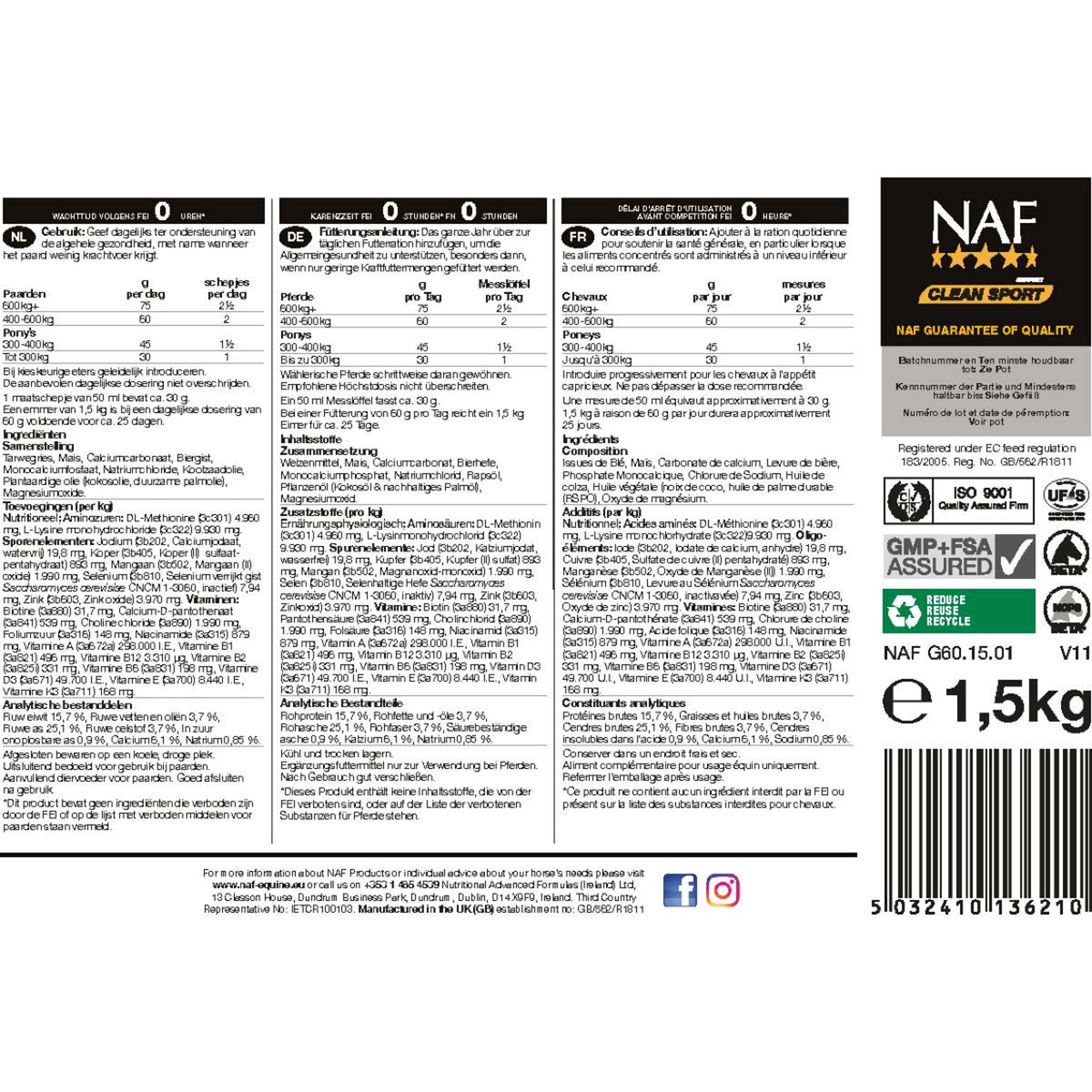 NAF General Purpose Supplement Refill